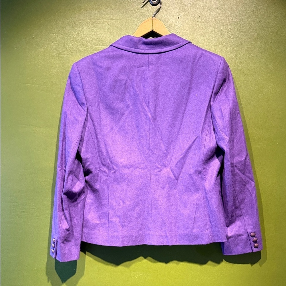 Vintage Pendleton Purple Women's Blazer - Picture 5 of 5